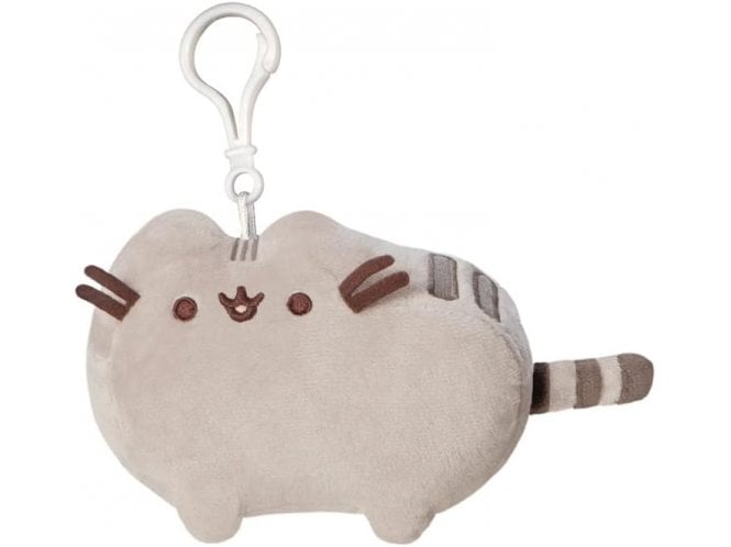 Aurora Pusheen Classic Plush Keyring - Grey