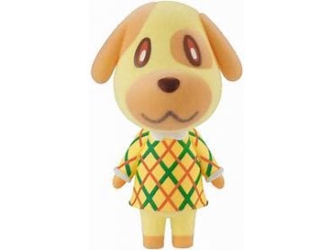 Animal Crossing New Horizons Flocked Figure Goldie