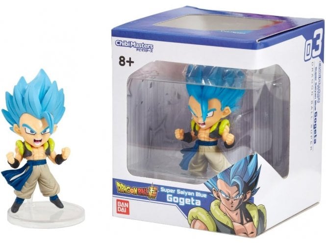 Bandai Chibi Masters Dragon Ball Super Saiyan Blue GOGETA Figure 8cm 
