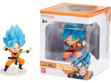 Chibi Masters Dragon Ball Super Saiyan Blue SON GOKA Figure 8cm 