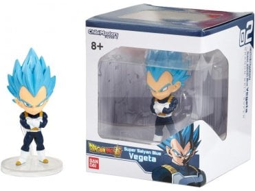 Chibi Masters Dragon Ball Super Saiyan Blue VEGETA Figure 8cm