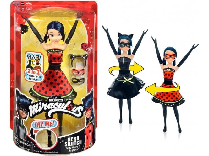 Bandai Miraculous Ladybug Hero Switch Transformation Doll 26cm