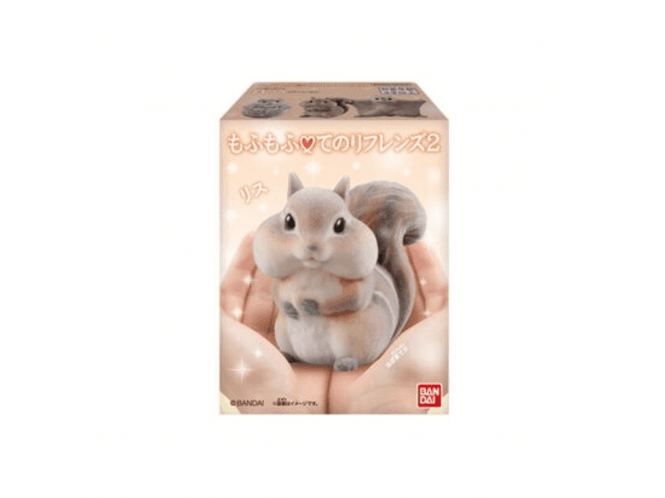 Bandai Mofu Mofu Cute & Furry Tenori Friends Shokugan - Squirrel