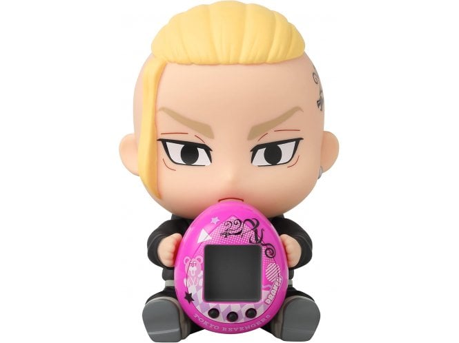 Bandai TAMAGOTCHI Tokyo Revengers Draken Version With Hugmy Figure 4cm Virtual Pet