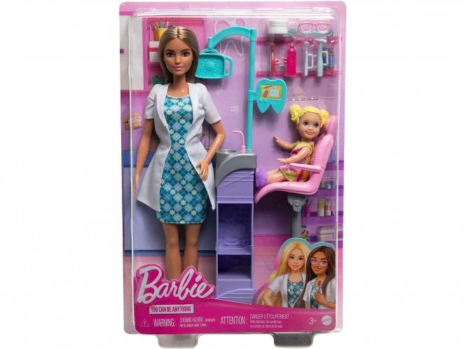 Mattel Barbie Careers Dentist Doll and Playset with Accessories