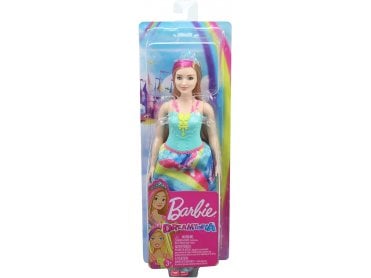  Barbie Dreamtopia Princess Doll Teal Tiara & Top - Rainbow Dress