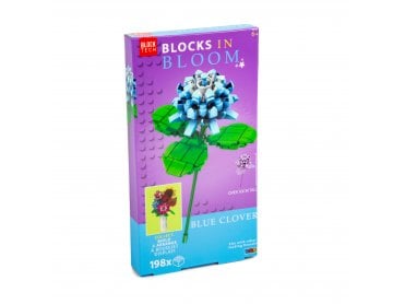 Blocks in Bloom Flowers Blue Clover Building Blocks Kit