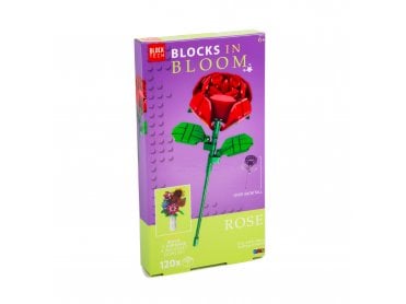 Blocks in Bloom Flowers Rose Building Blocks Kit