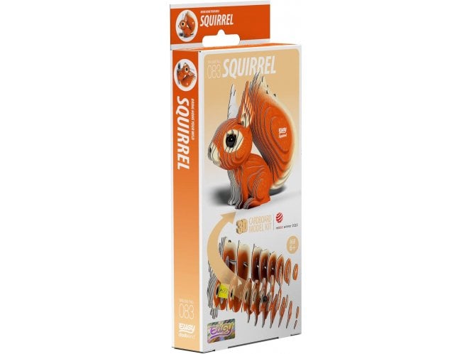 Brainstorm EUGY 3D Animal Model Craft Kit Squirrel