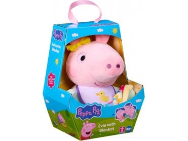 Peppa Pig Baby Evie with Blanket