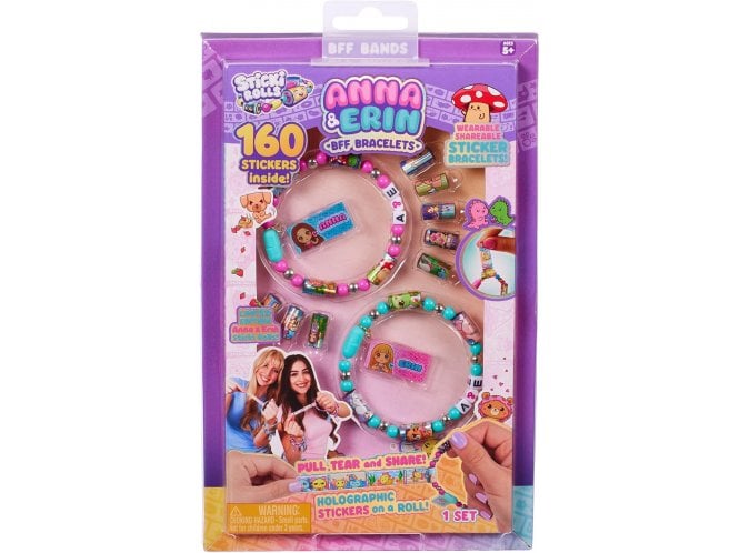 Character Options Sticki Rolls Anna & Erin BFF Bracelets Pack Assorted 