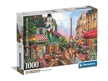Clementoni 39705 Collection-Flowers in Paris-1000 Pieces
