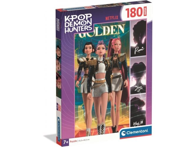 Clementoni KPOP Demon Hunters Super Puzzle 180pc 