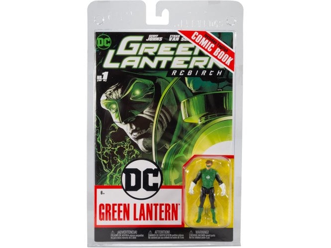 DC Direct - 3inch Figure with Comic WV2 - Green Lantern (HAL Jordan)