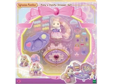 Sylvanian Families Pony's Vanity Dresser Set - dollhouse playset 5704