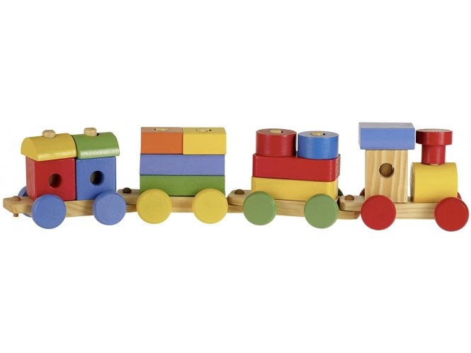 First Learning My First Construction Train Set 