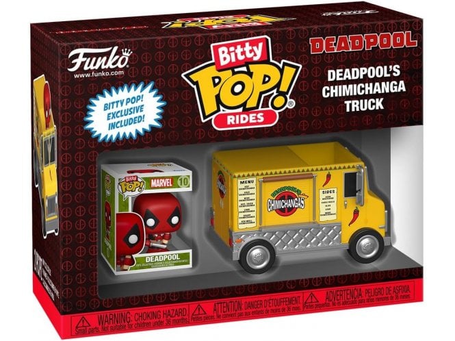 Funko Bitty Pop! Rides Deadpool with Chimichanga Truck