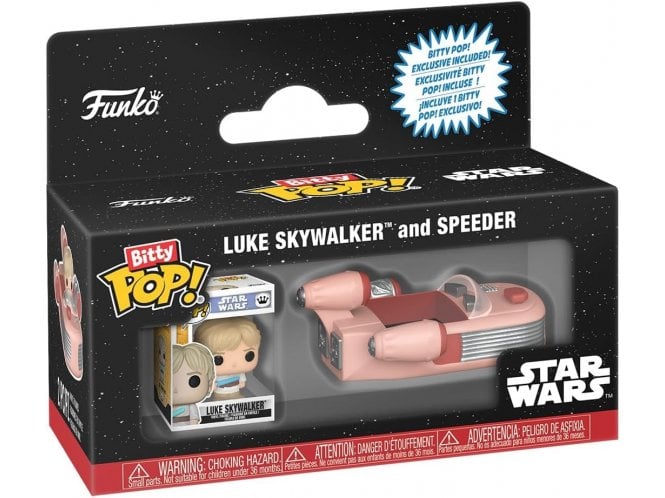 Funko Bitty Pop! Rides Luke Skywalker And Speeder