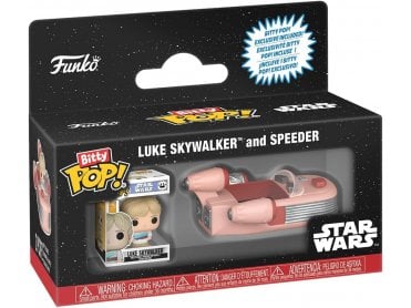  Bitty Pop! Rides Luke Skywalker And Speeder