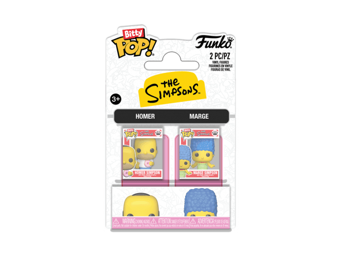 Funko Bitty Pop! the Simpson Homer & Marge Simpson 2-Pack