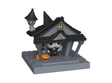 Funko Bitty Pop! Towns Jack Skellington and Jack's House