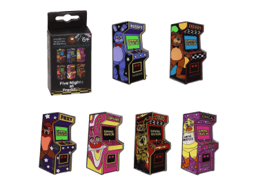 Loungefly Five Nights At Freddy's Arcade Blind Box Enamel Pin - one supplied