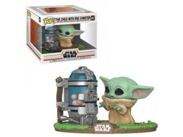Funko POP! Deluxe: Star Wars: the Mandalorian - Grogu (the Child, Baby Yoda) With Canister