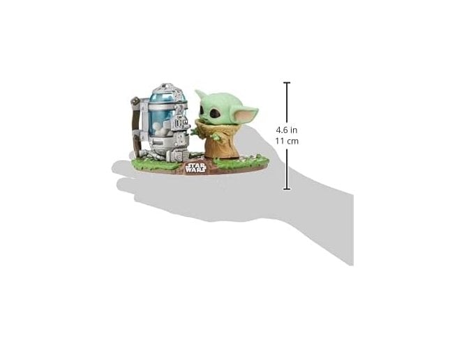 Figurine Funko Pop! Deluxe Star Wars – Grogu (Baby Yoda) Avec Son Canister, Collector Vinyle 9,5 Cm