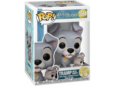 Funko Pop! Disney: Lady and The Tramp - Tramp with Puppy Vinyl Figure 