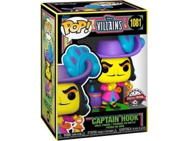 Funko Pop! Disney Villains Pop! Captain Hook #1081 Blacklight Exclusive