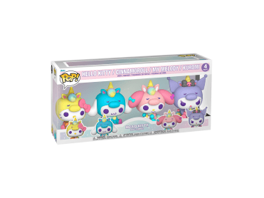 Funko Pop! Hello Kitty (Unicorn Outfit) 4-Pack - Sanrio