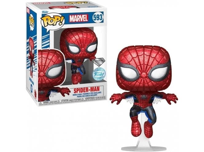 Funko Pop! Marvel Beyond Amazing - Spider-man (Glitter Diamond Special Edition) #593