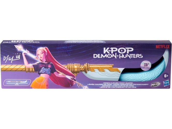 Hasbro Nerf x KPop Demon Hunters Mira's Curved Moon Sword 91cm