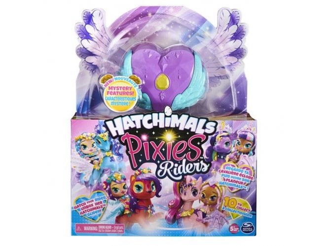Pixie Riders Hatchimals Pixies Riders, Moonlight Mia Pixie and Unicornix Glider Set ...