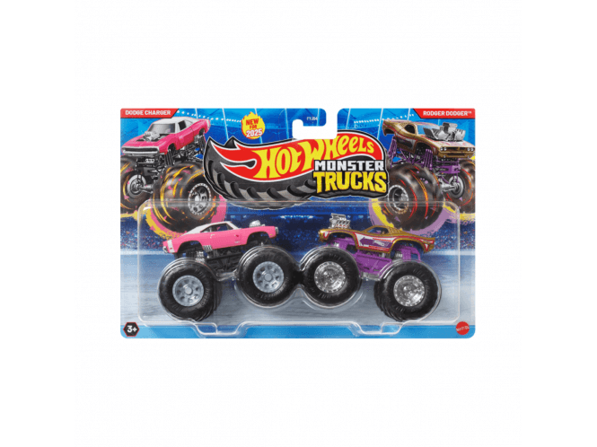 Mattel Hot Wheels Monster Trucks Demolition Doubles - Dodge Charger & Rodger Dodger