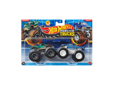Hot Wheels Monster Trucks Demolition Doubles - Snake Bite & Big Foot 