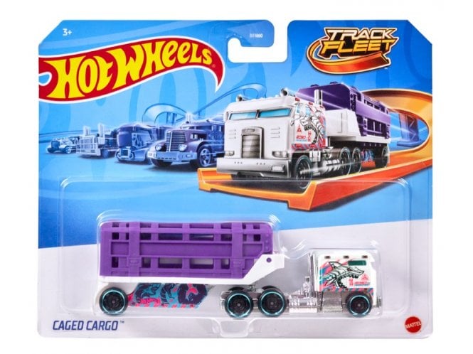 Mattel Hot Wheels Track Fleet 1:64 Scale Vehicles Caged Cargo