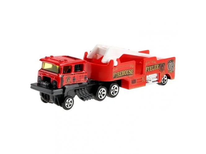 Mattel Hot Wheels Track Fleet 1:64 Scale Vehicles Firehouse Fueler