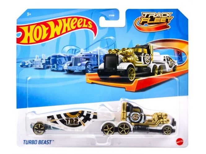 Mattel Hot Wheels Track Fleet 1:64 Scale Vehicles Turbo Beast