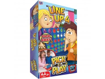 HTI Epic Fun Line Up 4 Pick and Play Travel Game 
