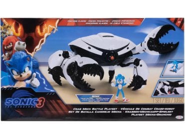  Sonic Movie 3 Crab Mech Battle Playset with 6.3 cm Sonic the Hedgehog 3 