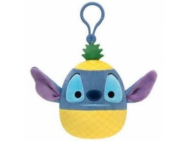 Squishmallows Clip On Stitch Pineapple Yellow/Blue