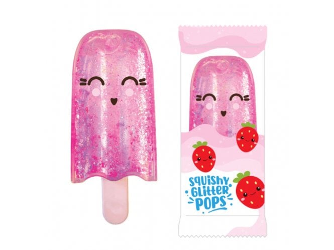 Keycraft Squishy Glitter Pops - Strawberry