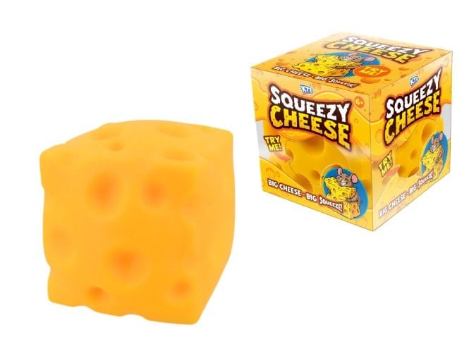 KTL Squeezy Jumbo Cheese Squishy Toy