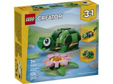 LEGO 31377 Turtle with a Water Lily Flower