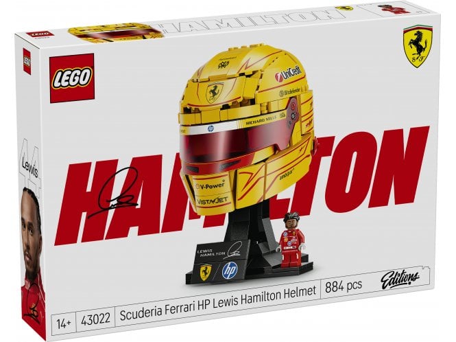 LEGO 43022 Scuderia Ferrari HP Lewis Hamilton Helmet