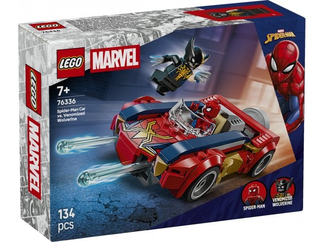 LEGO 76336 Spider-Man Car vs. Venomized Wolverine 