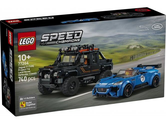 LEGO 77264 Jaguar Project 7 & Land Rover Defender 