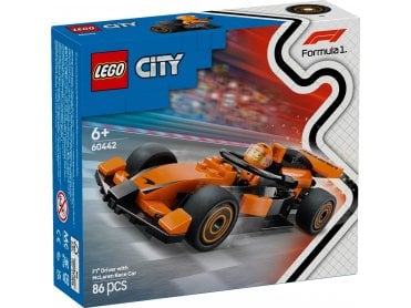 LEGO City 60442 F1® Driver with McLaren Race Car