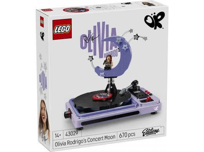 LEGO Editions Olivia Rodrigo’s Concert Moon 43029 